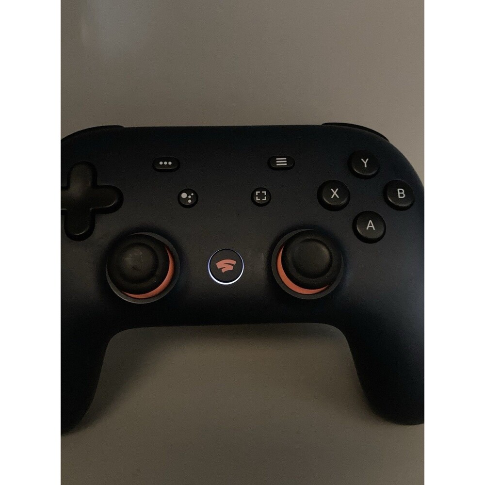 Google Stadia Blue Orange PC Universal Bluetooth Game Controller *Tested* - Picture 9 of 10